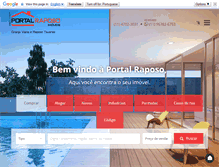Tablet Screenshot of portalraposoimoveis.com.br